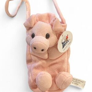 Pink Pig Plush purse